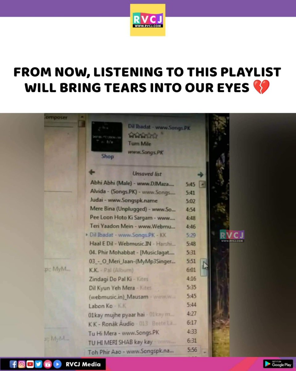 the_hardiek's tweet photo. My Playlist Passed Away!💔🙏🏻💔
#KK https://t.co/9fXUrK6lbh