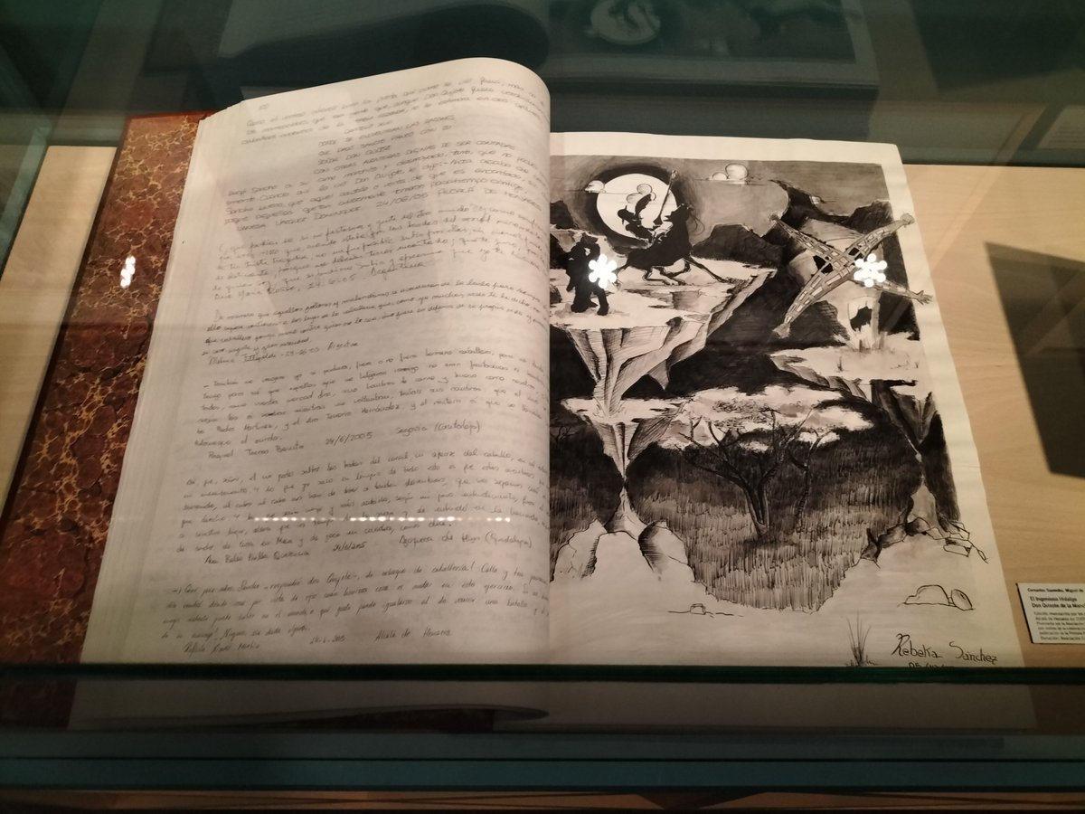 gomis_veronica's tweet photo. Os propongo rutas literarias que hice durante las vacaciones de semana santa. Aquí la primera de puntos de interés literario en Alcalá de Henares: Casa Cervantes (ediciones especiales y manuscritos) #INVTICUA22 https://t.co/ecUxJxYHB9