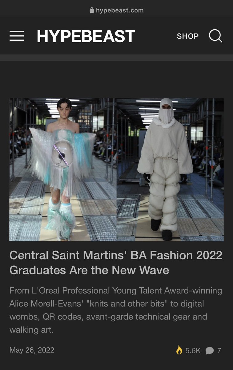 jerrychustudio's tweet photo. My CSM Graduate Collection Look 3 on @HYPEBEAST 🪨🪨🪨 https://t.co/IXRZejiXNG