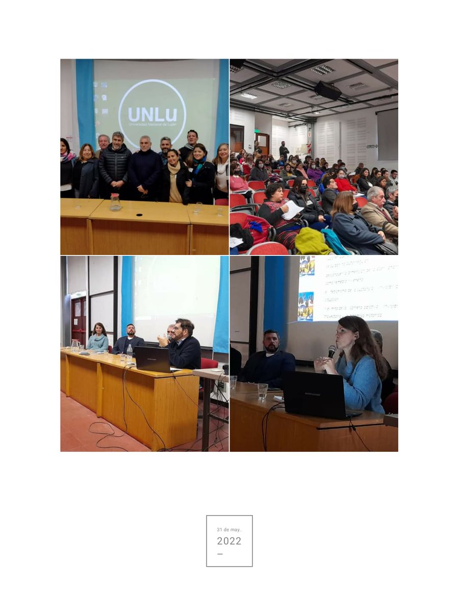 pablomfilippi's tweet photo. Gracias UNLu y grupo AMALGAMA,un placer aportar en este espacio de formación para TRABAJADORES SOCIALES. Pensar estrat. de Prevención en ADICCIONES y otras manifestaciones de  consumos problemático, entendiendo las potencialidades de los diferentes ámbitos. El deporte entre ellos https://t.co/tLI285fRAO
