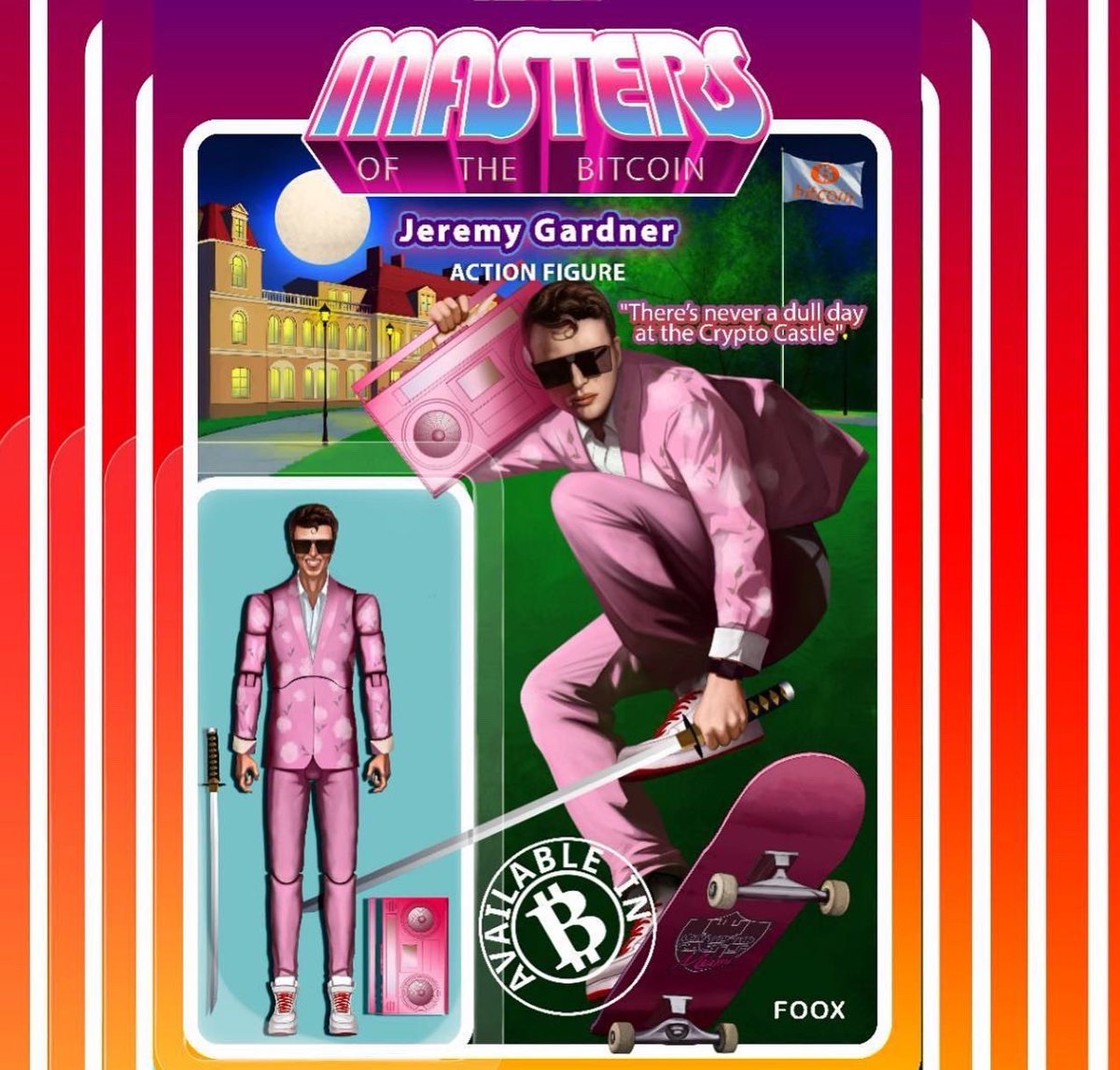 Disruptepreneur's tweet image. If I were me, I’d definitely want an action figure of myself. 

The ultra-talented David Foox has been working on @MastersoftheBTC for years now and it’s truly paid off. It’s one of the coolest collections I’ve ever seen 👾🤯🤩 

#motbtc