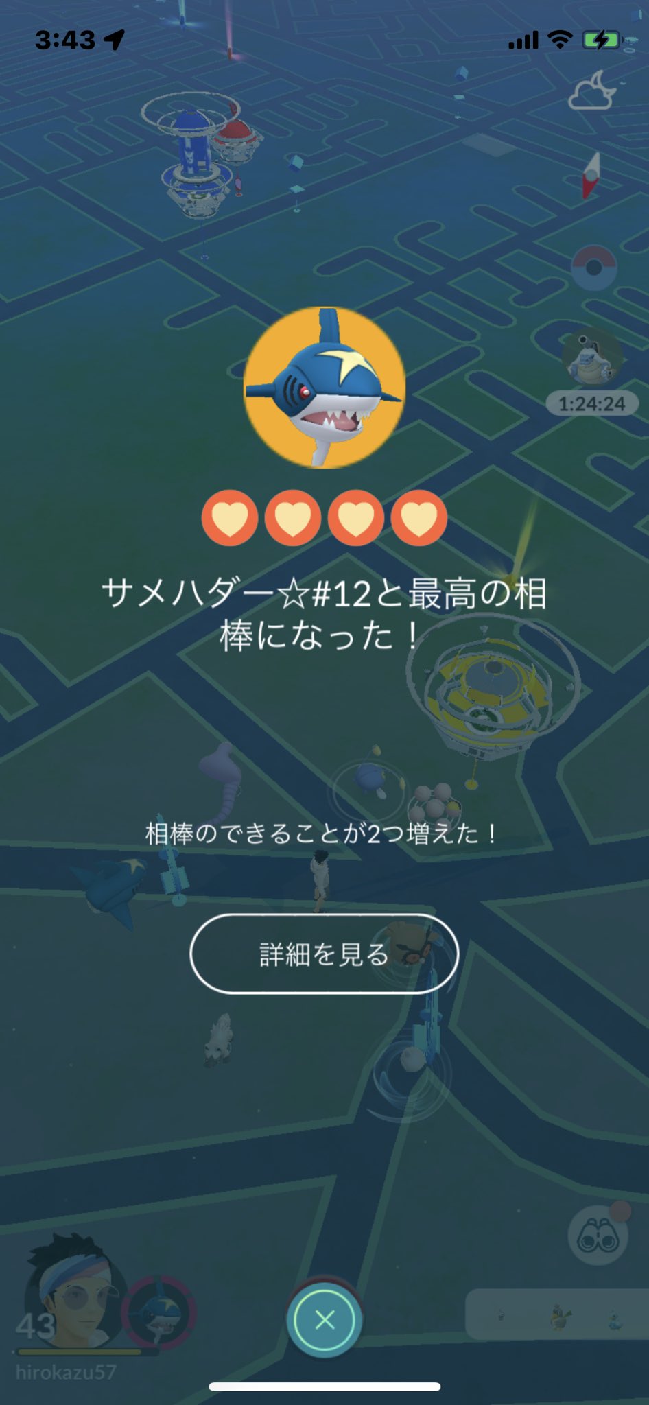 Hirokazu 愛するサメハダーちゃん ついにリボンついた ポケモンgo T Co Y2slu1mwg3 Twitter
