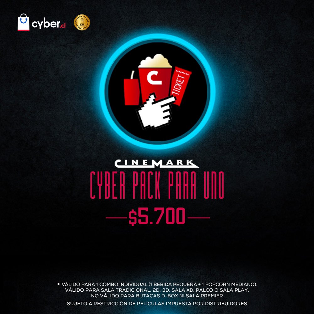 CinemarkChile's tweet photo. ¿QUIERES LAS DOS COSAS JUNTAS? 🍿🥤🎟
Tenemos #CYBERPACK para 1 y 2 personas ❤️
Se compra acá 👉🏼 https://t.co/7rwp0FHMgX https://t.co/VDfWVXlkgo