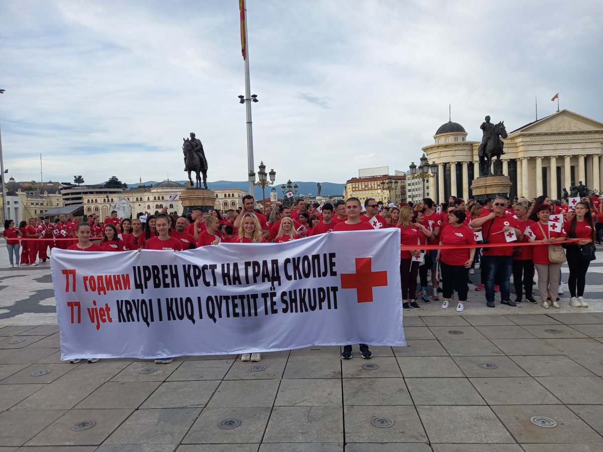77 заедно со вас

Дефиле на Црвен крст на град Скопје низ улиците на нашиот главен град ❤

#RedCross