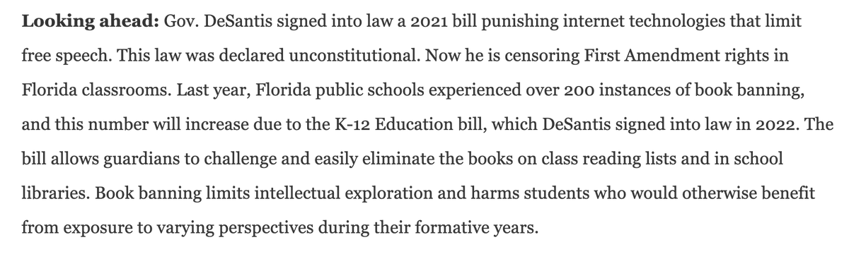 Censorship challenges our fragile democracy.

In this week's online South Florida Sun Sentinel #SF100: