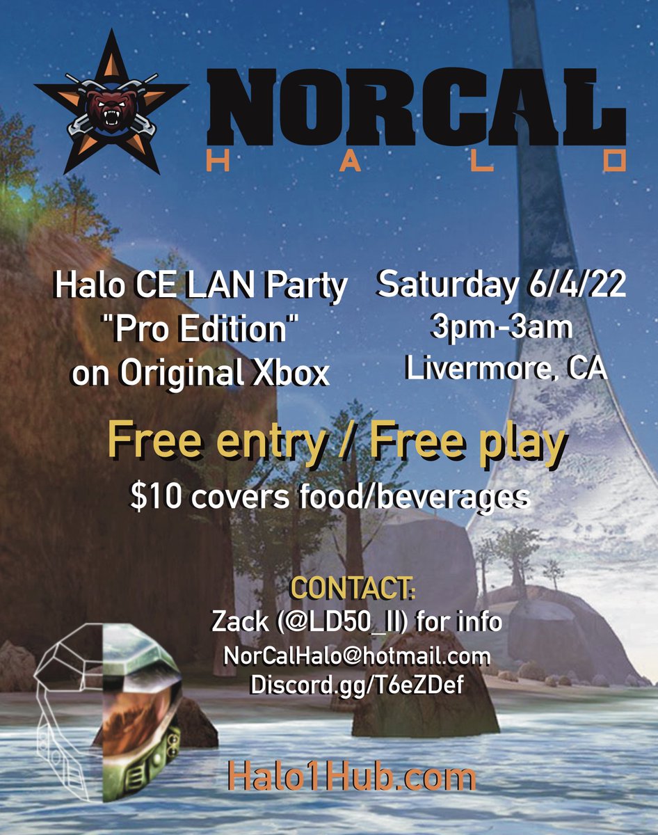 LD50_II's tweet photo. Another LAN this Saturday! @NorCalHalo https://t.co/Uul3eG1fYV