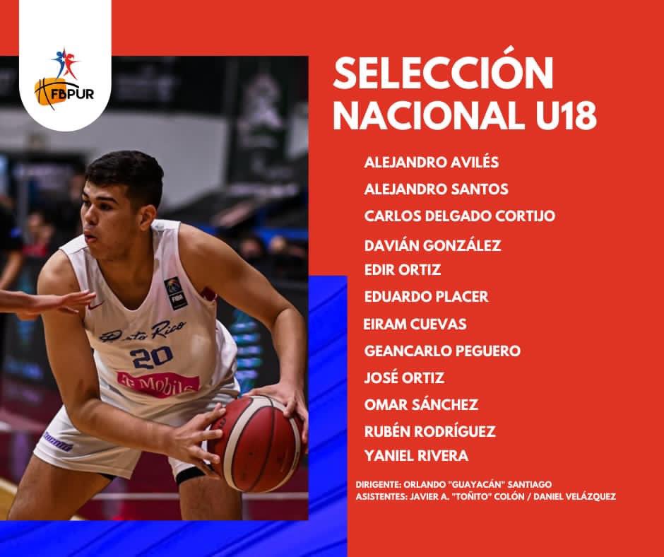 Hay varios ELITEs en esta Sel U18 … orgullosos de TODOS.  Bravo por los del patio 👏🏻👏🏻👏🏻

Conoce los 1️⃣2️⃣ jugadores que representarán a Puerto Rico 🇵🇷 en el FIBA Américas Sub-18 del 6 al 12 de junio en Tijuana, Baja California. #SelecciónPUR