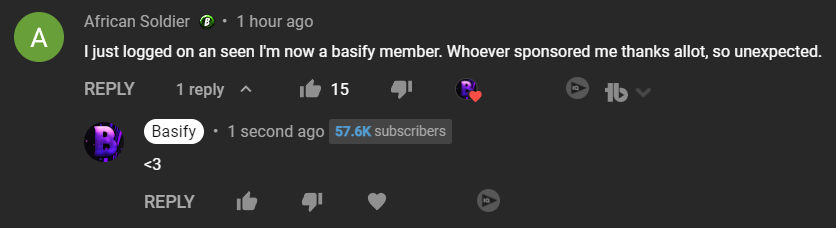 basifyYT's tweet photo. So wholesome! I love my community 😭 https://t.co/MlxdSzxSpI