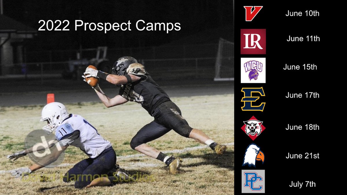 PritchardElijah's tweet photo. 2022 Prospect Camp Schedule‼️
@DraughnFB @CoachKLM @CoachHornsby_LR @Kb1Raw @dru_duke @porter_abell8 @StoryBret @CoachKeithEmery https://t.co/mO46wmHViZ