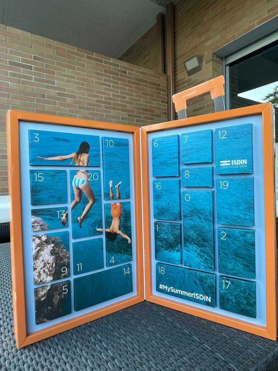 allobe86's tweet photo. No me gusta hacer publicidad,pero un calendario de adviento para el inicio del verano con muestras de fotoprotectores me parece una idea brutal!! ☀️ 🏖 🧴
Gracias @ISDIN !! #MySummerISDIN https://t.co/LHVaCA1yhZ