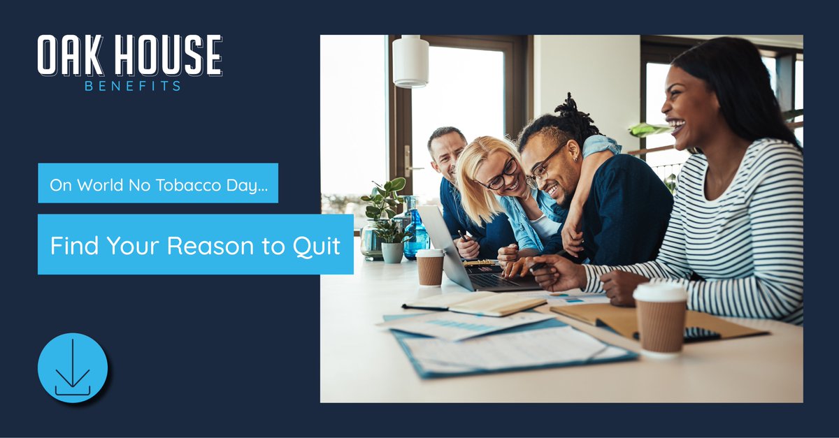 On #WorldNoTobaccoDay2022, we want to equip your people with the reasons and resources to quit smoking for good. Learn the benefits of quitting by downloading our tip sheet on the OHB blog: oakhouse.com/resources/find…

#TobaccoExposed  #HR #Health #SmokingCessation