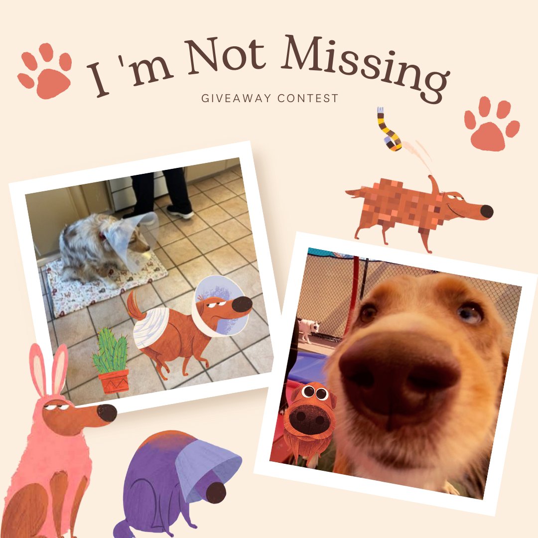 littlebeebooks's tweet photo. Does the star of #ImNotMissing remind you of your furry friend? Well we want to see! Tag us in photos of your retrievers, beagles, and more  for the chance to win a free copy of this new picture book by #KashelleGourley and illustrated by @SkylarHoganArt 🐶

#BeeAReader 🐝 https://t.co/FYPqumUNLZ