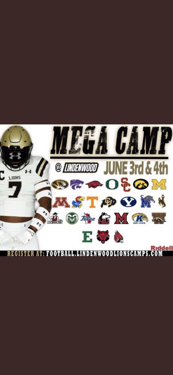 DoehringRyan's tweet photo. I will be attending the Lindenwood Mega Camp https://t.co/r0zJ17X5Sp