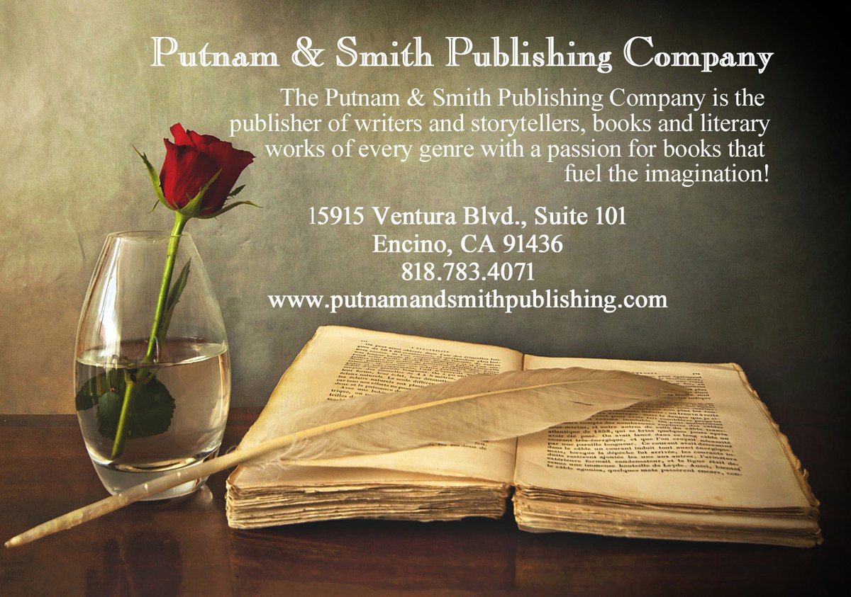Cherry_Hepburn's tweet photo. Putnam &amp; Smith Publishing Company
15915 Ventura Blvd, Suite 101
Encino, CA 91436
818.783.4071
818.505.1104
https://t.co/lS2GCcaoaa
For writers and storytellers, and literary works.
• Copyright, ISBN &amp; LCN
• Book Layout and Design 
• Publicity &amp; Marketing
• Book Editing https://t.co/c0a6URIDNI