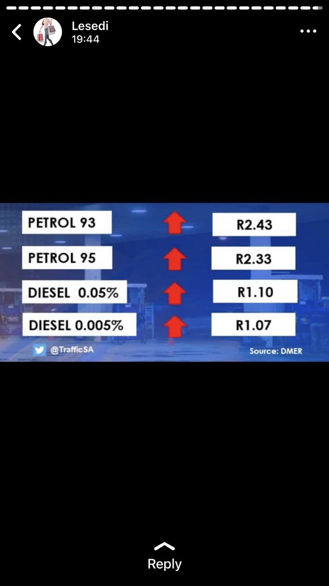 _tagtique's tweet photo. A Nightmare 😢…also it goes up and lately doesn’t even last, ngathi it’s diluted
#PetrolDieselPrice #inflation #TrafficAlert #FuelPrice #SAns #Loadshedding #Petrol https://t.co/IrcZAtcUAI