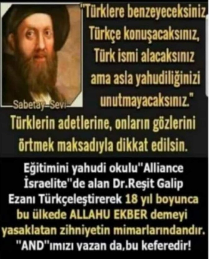 1✓İsim isim Türkiye'yi yöneten Sabetaylar:
Sabetaycı Ilgaz Zorlu'nun itiraflarıyla devlet yönetiminde ki Yahudiler..
Sabetaylar, bugüne kadar dönme yani Yahudi olduklarını asla ama asla açıklamadı…