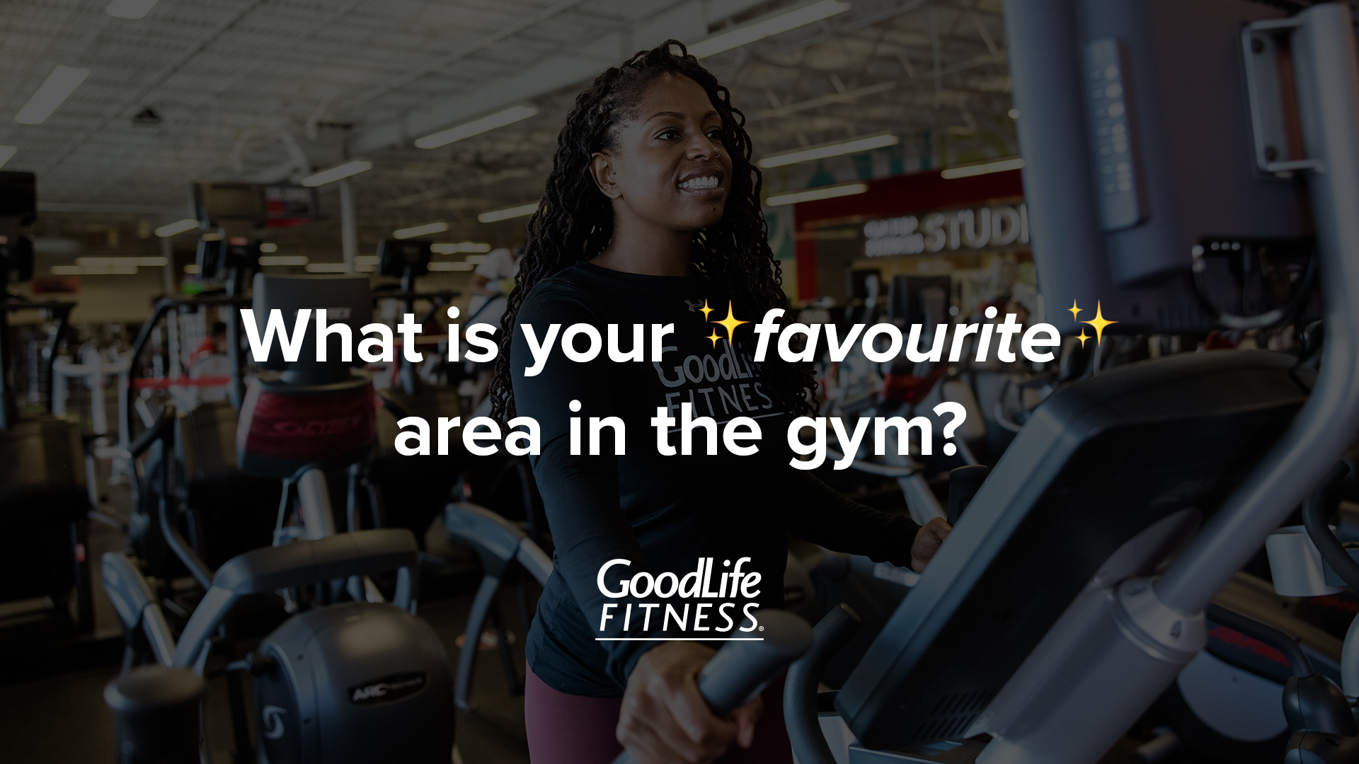 GoodLife Fitness on X: The most common gym areas are cardio, strength and  free weights, machines, conditioning/turf zone, stretching, and the Group  Fitness studios. We want to know! What's your favourite area
