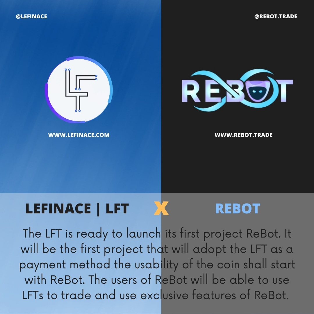 Rebot_trade's tweet photo. Join ICO https://t.co/pUrckjjxiT
Project of @lefinace $LFT
Rebot | Smart Auto Crypto Trading Bot Based on Machine Learning &amp; AI.
You can trade $BTC, $ETH, $ADA, $BNB, $Doge, $Shib and More on just one click.
#BTC #crypto #BNB #BSCgems #cryptocurrency #Binance #lunaterra #BSC #TRX https://t.co/hGLuH1GSyr
