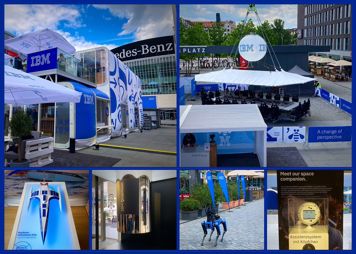 Seit heute bin auch ich in #Berlin und habe schonmal das #IBMPopup &amp; den #IBMLifter auf dem Mercedes Platz in Augenschein genommen und mir die verschiedenen #Showcases angeschaut - sehr zu empfehlen, wer noch spontan (bis Ende der Woche) vorbeikommen will! 
<a href="/IBMDACH/">IBM DACH</a> #LetsCreate