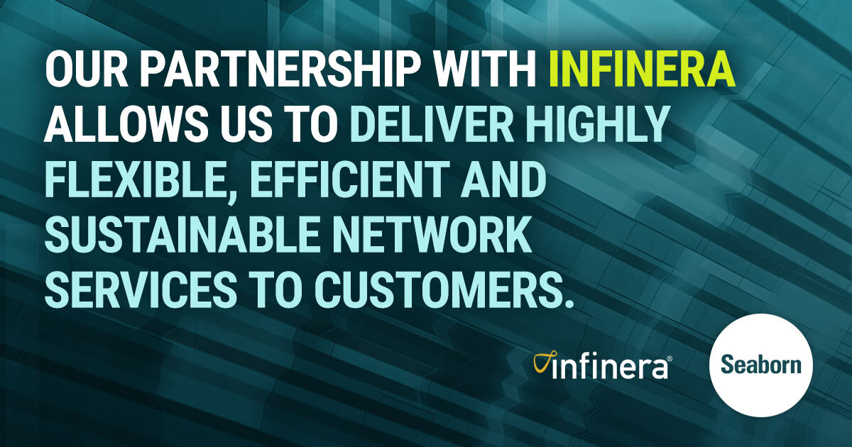 Seabornnetworks's tweet photo. Our partnership with @Infinera to utilize their industry-leading ICE6 800G technology allows us to deliver highly flexible, efficient and sustainable network services to our customers.
Learn more here: https://t.co/OHEYLicJnN
#Digitalinfrastructure #WeBuildtheInternet https://t.co/rhnc8eIrRq
