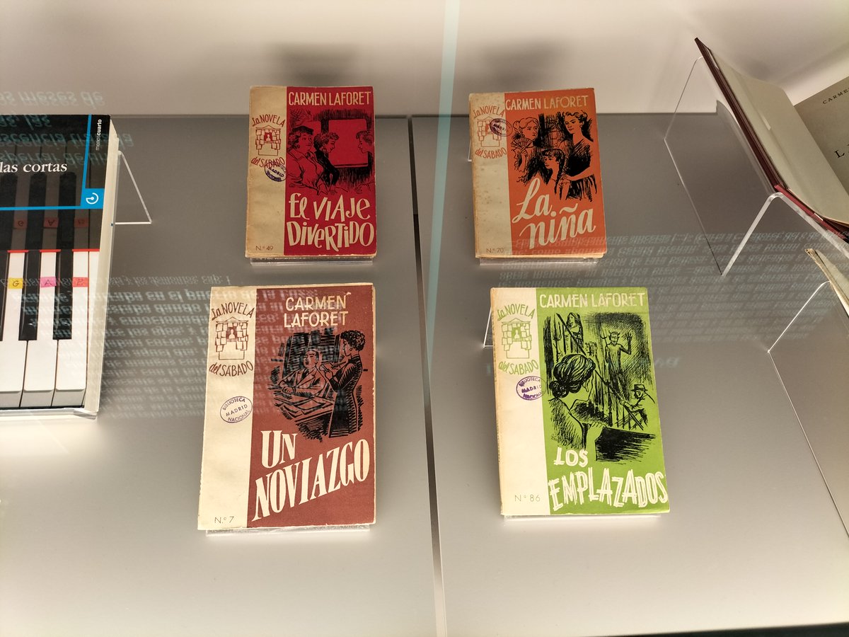 gomis_veronica's tweet photo. Más rutas literarias! Nos movemos hasta Madrid capital!👏👏👏  Son muy interesantes las exposiciones itinerantes del Instituto Cervantes. En mi viaje encontramos una de Carmen Laforet (SEGUNDA PARTE) #INVTICUA22 https://t.co/mW1C3dxXq8