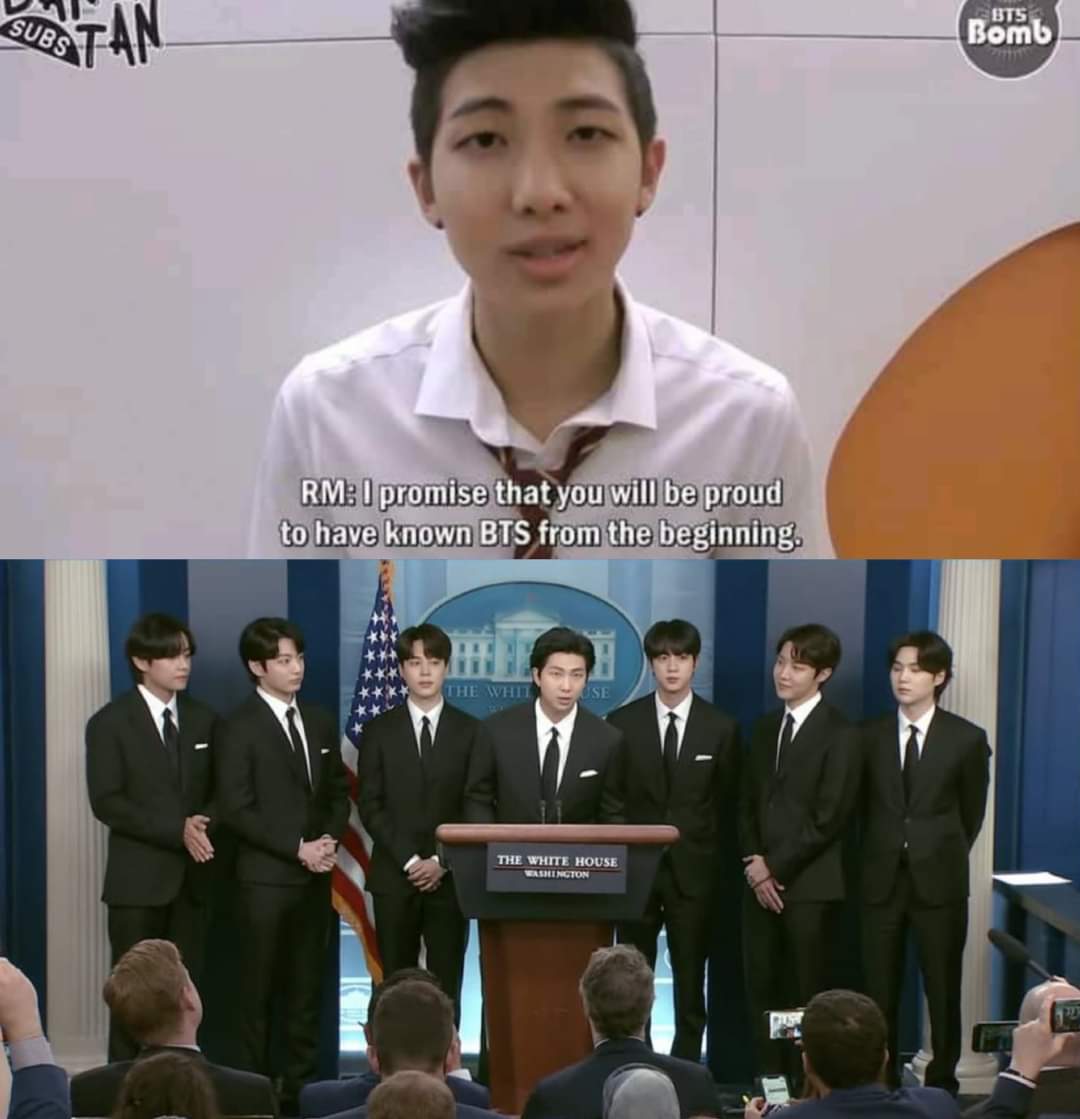 Jjkm975's tweet photo. "Te prometo que estarás orgulloso de haber conocido a BTS" https://t.co/ugLPYsxkS6