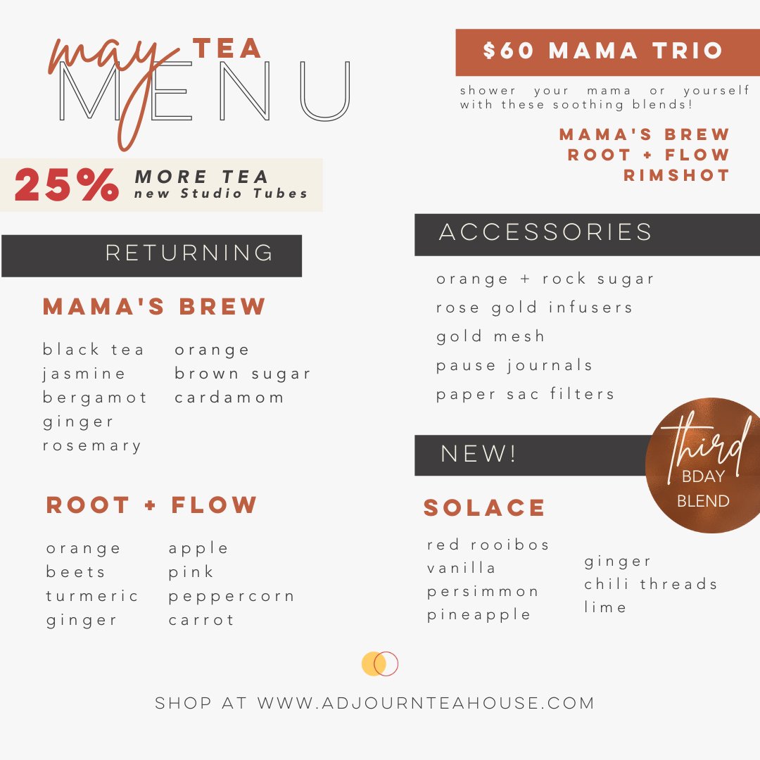 AdjournTeahouse's tweet photo. Few hours left to grab our April Tea offerings before they're gone! Head to the shop to get everything you need by tonight. #adjournwithme 

https://t.co/IjeHYrQ2dI https://t.co/PhtYnv8AQ4