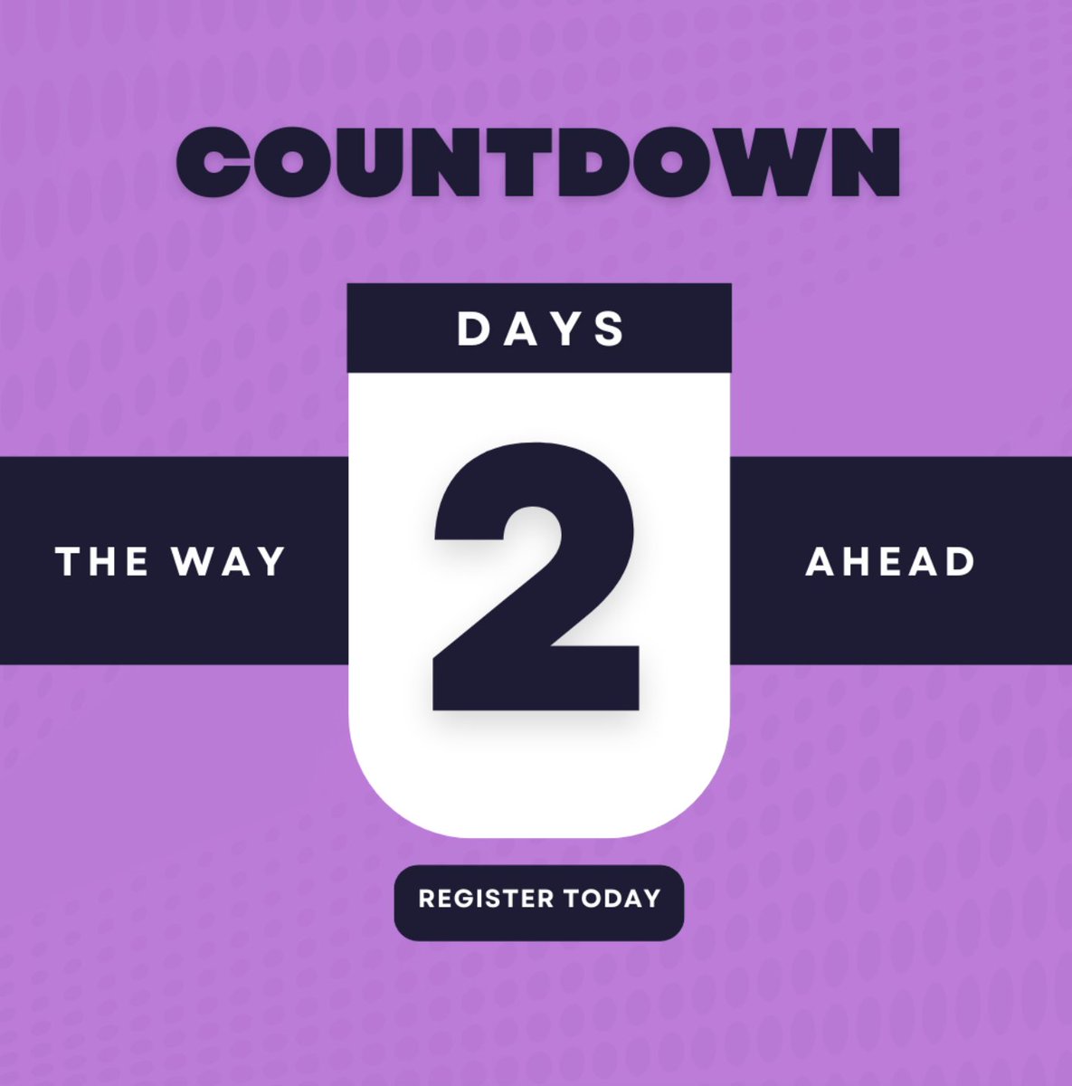 Two more days until 'The Way Ahead'! Register today at nied.ca/the-way-ahead/ and join us on Thursday, June 2nd at 7pm in honour of #WorldEatingDisorderActionDay
