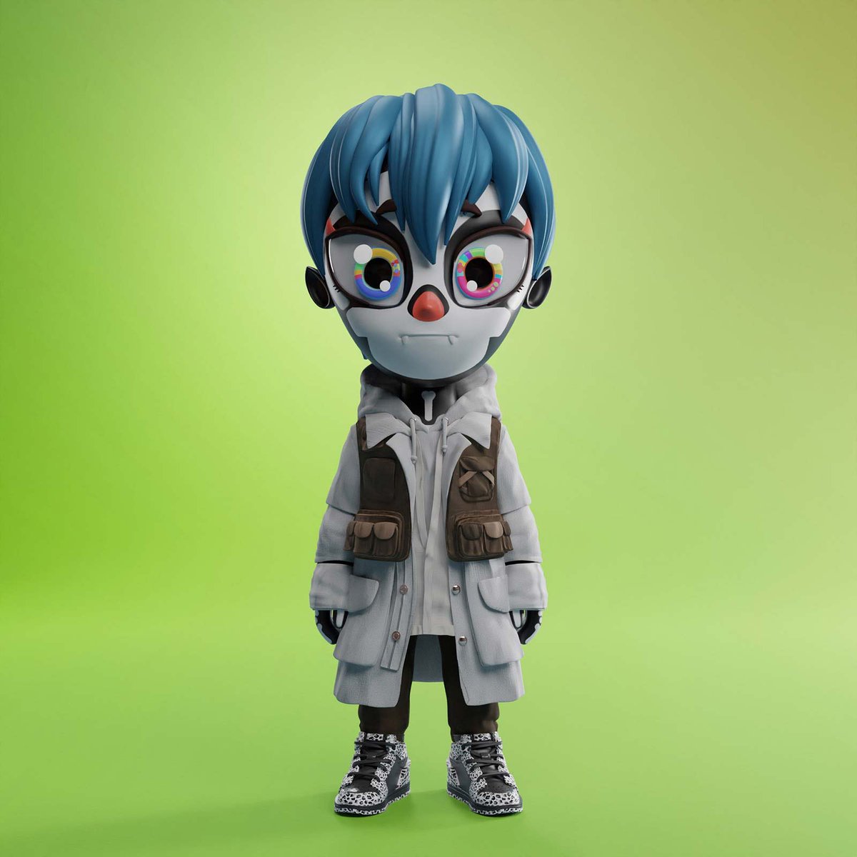 tonybearbrick's tweet photo. @KarafuruNFT #My3DKarafuru is just a pure hypebeast - I wish I was as cool as them IRL! https://t.co/j0OyNtW3G2