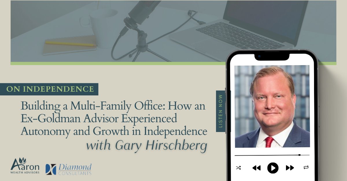 AaronWealth's tweet photo. Our CEO, Gary Hirschberg, spoke with @MindyDiamond  about experienced autonomy and growth in the independent space. Listen to the podcast here: https://t.co/HRy8yjmPeO https://t.co/KERwu6YSIz