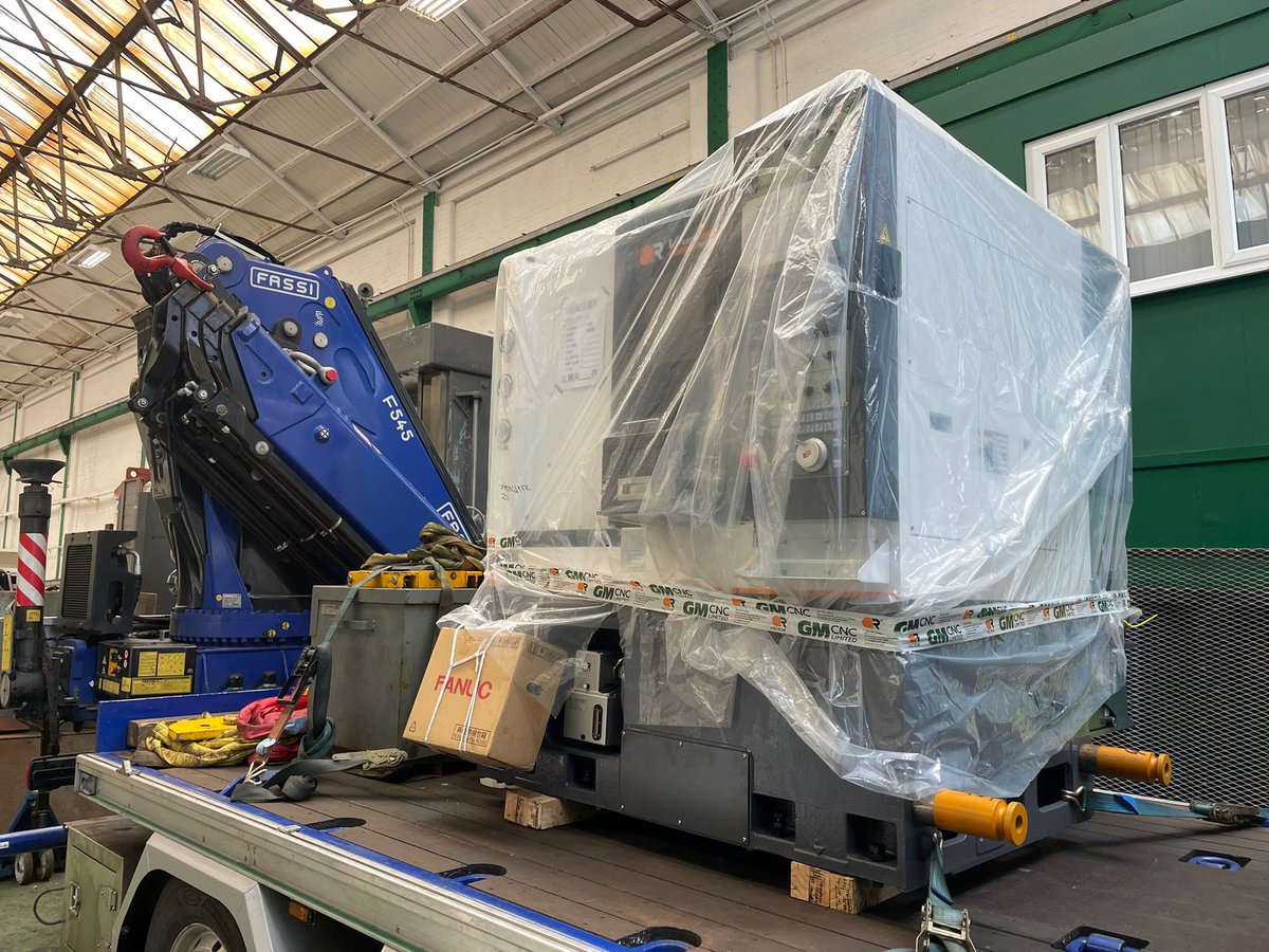 GMCNCLtd's tweet photo. After our debut at #mach2022 Exhibition we have had such a positive response customers old and new! After seeing the quality for themselves we have completed on numerous Machine orders 😃
Here is a #pocketrocket NP16 CNC Lathe loaded to transport
#gmgroup #victortaichung #gmcnc https://t.co/btuud7u2cv