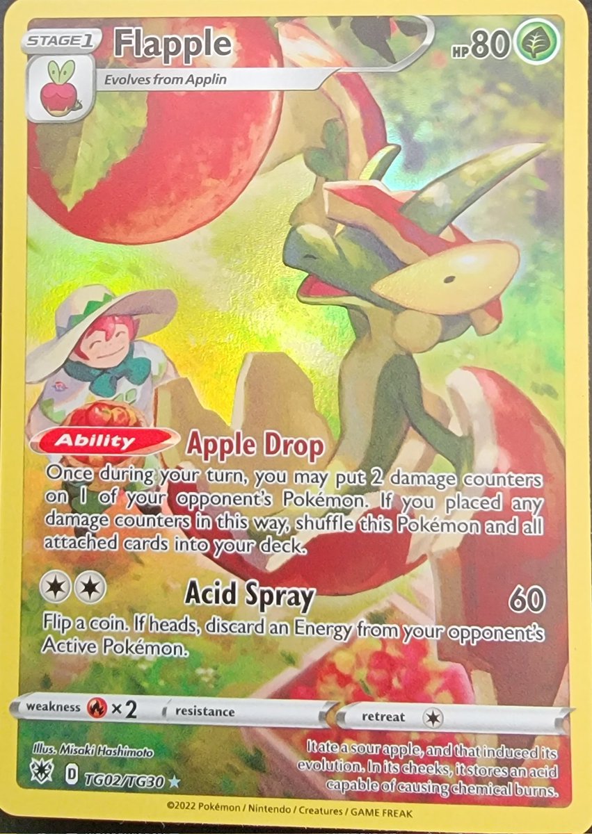 AlexDotDev's tweet photo. Happy Tuesday everyone! I hope everyone had a great Memorial Day weekend. I got to spend time with family and friends and hit a few golf balls for the first time this year. Also todays #PokemonCoder is Flapple! https://t.co/G9IGMCnR0H