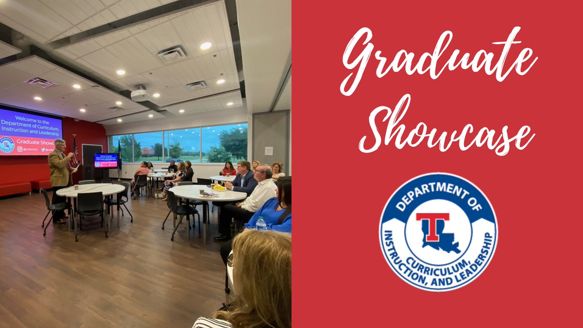 latechteacher's tweet photo. Last week we had the privilege of hosting graduate showcases in Bossier and Monroe to highlight the amazing work being done in our graduate programs! 

#BeATeacher #BeAnAdmin #BeAPrincipal #BeALeader #LaTechCIL #BeABulldog #learning #teaching #edleaders https://t.co/xNcl22kncv