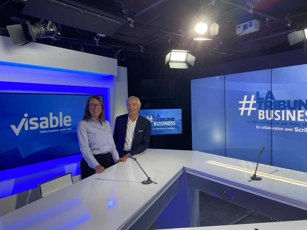 Sandra Yönter, Managing Director at Visable International, as a guest on <a href="/LaTribune/">La Tribune</a> to talk to host Gilles Leclerc about the challenges #SMEs are currently facing. Full video interview will be published on 6th June. Stay tuned! #digitalisation