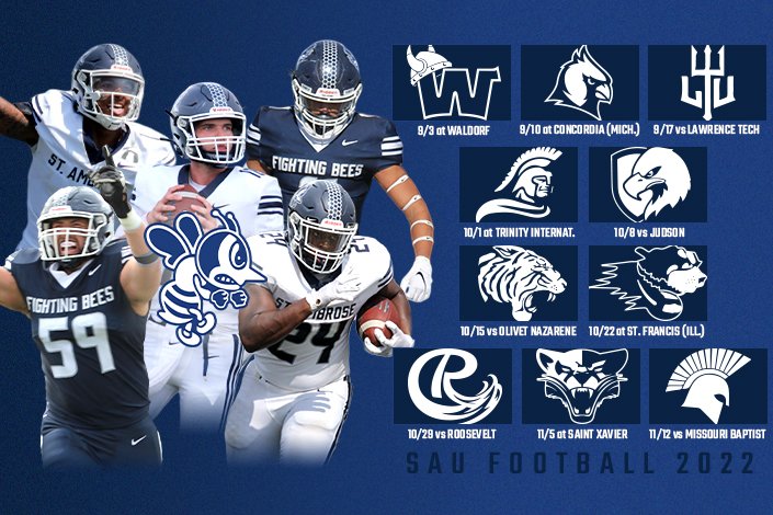 Football: Schedule announced for 2022 campaign
 - saubees.com/article/5525.p…