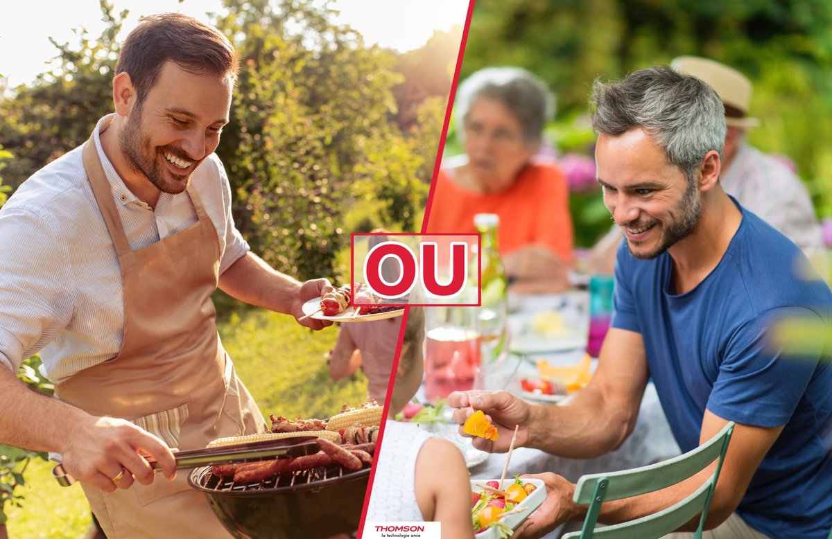 Thomson_FRA's tweet photo. Au fil de l'été, vous êtes volontiers plus #TeamBarbecue ou #TeamSalade ? 😋☀️🥩🥗

#ThomsonElectroménager #ThomsonCuisine #PlaisirPartagé #EntreAmis #EnFamille #MardiConseil https://t.co/ReFLkKjexJ