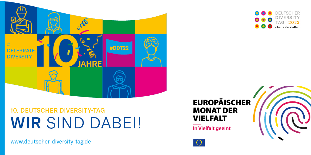 KetchumGER's tweet photo. Let’s celebrate Diversity🌈: Der Deutsche Diversity-Tag feiert sein 10-jähriges Jubiläum. Wir setzen uns insbesondere für Social Mobility ein. In den kommenden Tagen hört ihr dazu hier mehr von unseren Kolleg:innen. #DDT22 #diversity #ketchumcares https://t.co/aZQmbOySSI