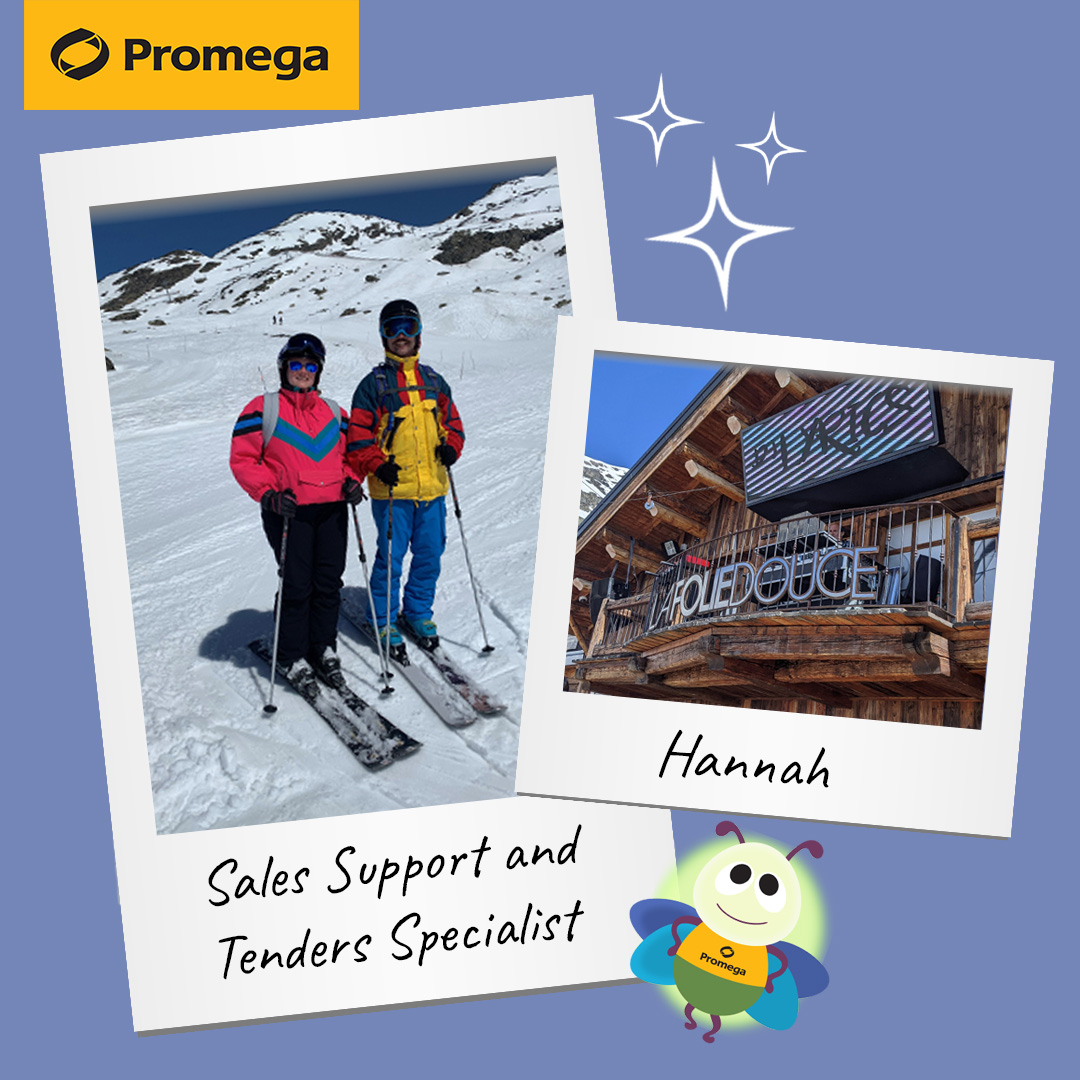 promegauk's tweet photo. This #TeamTuesday 'meet' Hannah, our Sales Support and Tenders Specialist. One of Hannah's favourite hobbies is skiing – she was fortunate enough to spend some time in her favourite resort (Val Thorens), making the most of the sun and plenty of red runs
#LabChat #LifeAtPromega https://t.co/rRAJQtYpGB