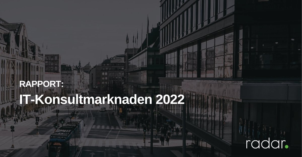 radareco's tweet photo. Konsultmarknaden fortsätter att växa under 2022 även om tillväxten avmattats mot tänkt och grundbudgeterad utveckling för 2022. Efterfrågan som tidigare varit större än leverantörernas kapacitet handlar därmed under 2022 mer i balans.
#konsult #IT #radarrapport https://t.co/36RMXsVs0V