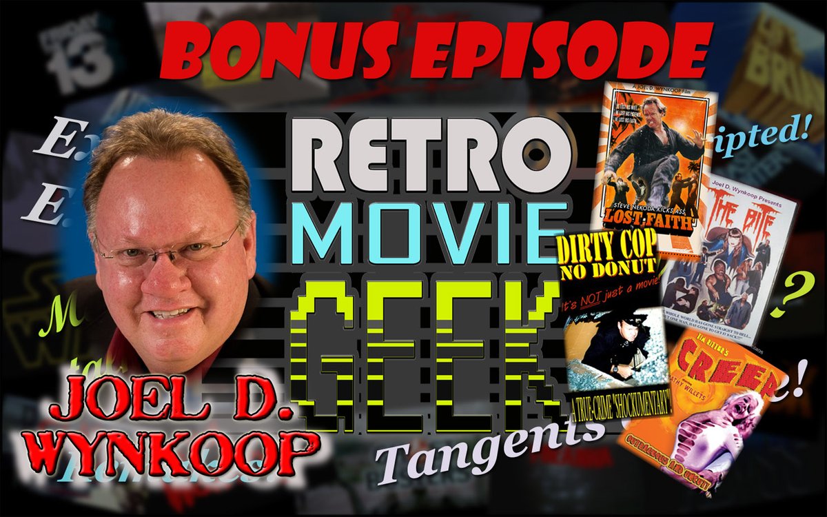 RetroMovieGeek's tweet photo. On this #bonusepisode of the #RetroMovieGeek #podcast we're joined by @JoelDWynkoop to hear what he's been up to lately!
https://t.co/EAWJdUPSTB
#bonus #achatwith #JoelDWynkoop #KingOfTheBMovies #catchingupwith #moviemaking #actor #director #talkingto #Wynkoop #filmmaker https://t.co/FnEhXphwnw