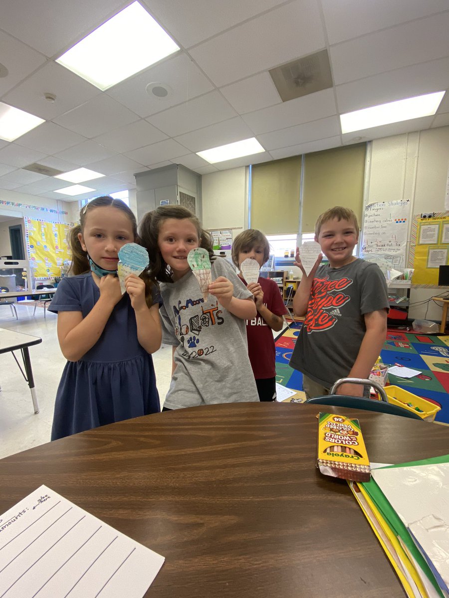MsGallosClass_'s tweet photo. Remembering the sweetest things about first grade with these ice cream cones! https://t.co/P1pNQcsndw