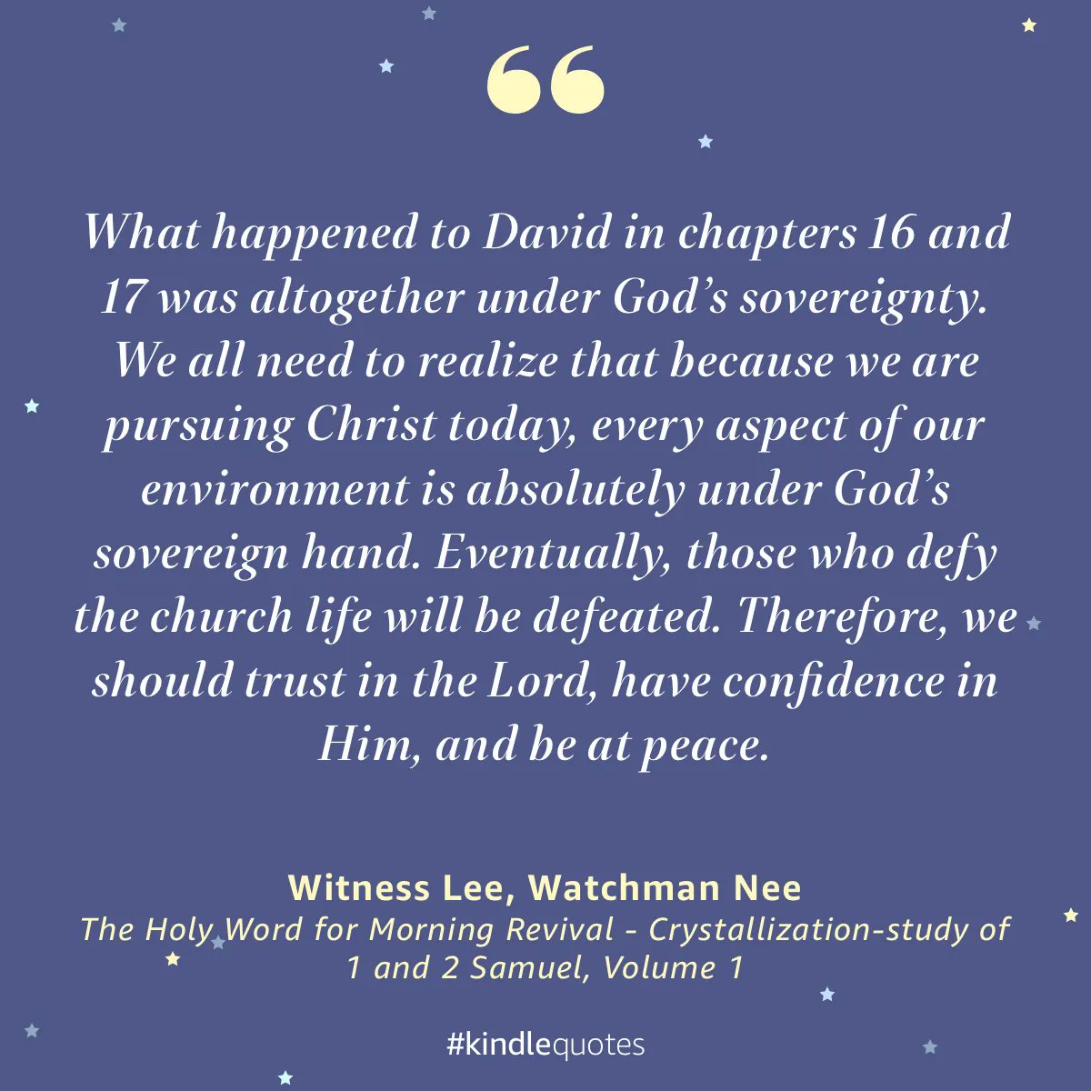 pswatson's tweet photo. Everything is under Gods sovereignty
#HWMR w6d1 #CSSam m6 https://t.co/zefhQNqb9Q