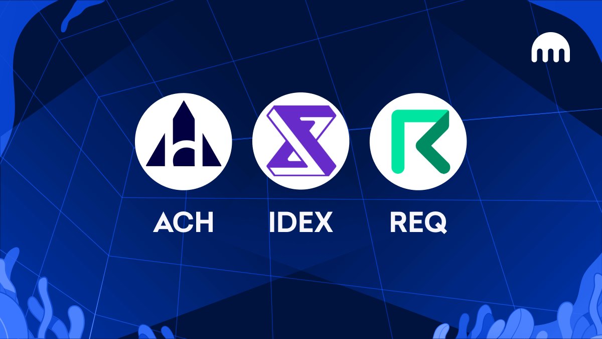 krakenfx's tweet photo. Trading is now live on Kraken for 3 new tokens ✨

✅ $ACH 
✅ $IDEX 
✅ $REQ *

* Trading is not available in US, CA, JP

Learn more👇 
https://t.co/F8QqYWUZOA https://t.co/yMPV1Ib3bh