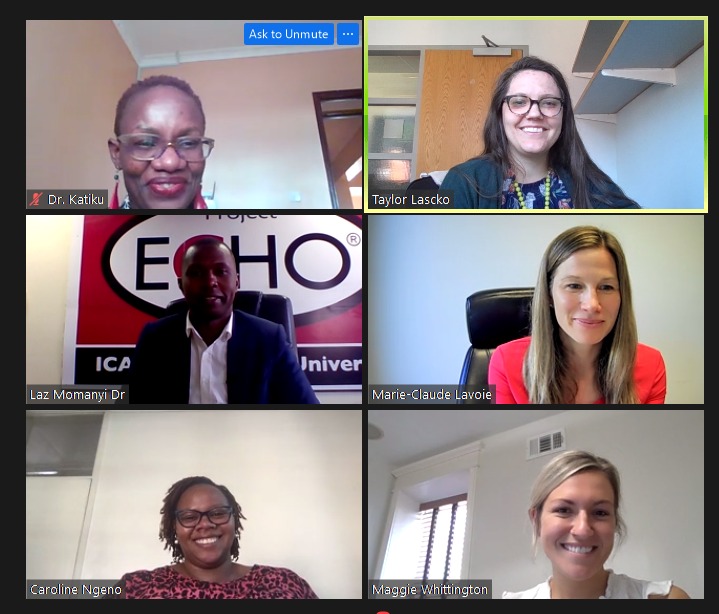 Ciheb_UMB's tweet photo. Today, #Ciheb, in collaboration with #CDCKenya and #NASCOP, hosted a webinar on differentiated service delivery (DSD) models in Kenya. Dr. Elizabeth Katiku from #CDCKenya presented on people-centered care framework and @PEPFAR priorities. https://t.co/rNNfuNKYGJ