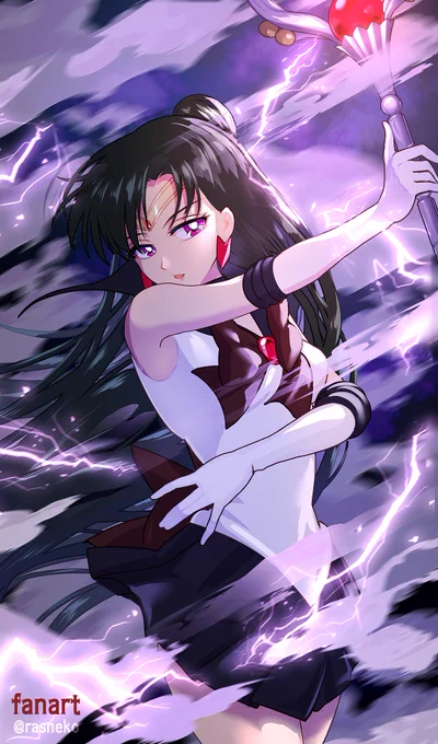 37日目,セーラープルート #100日チャレンジ 
#セーラームーン30周年  #SailorMoon 
