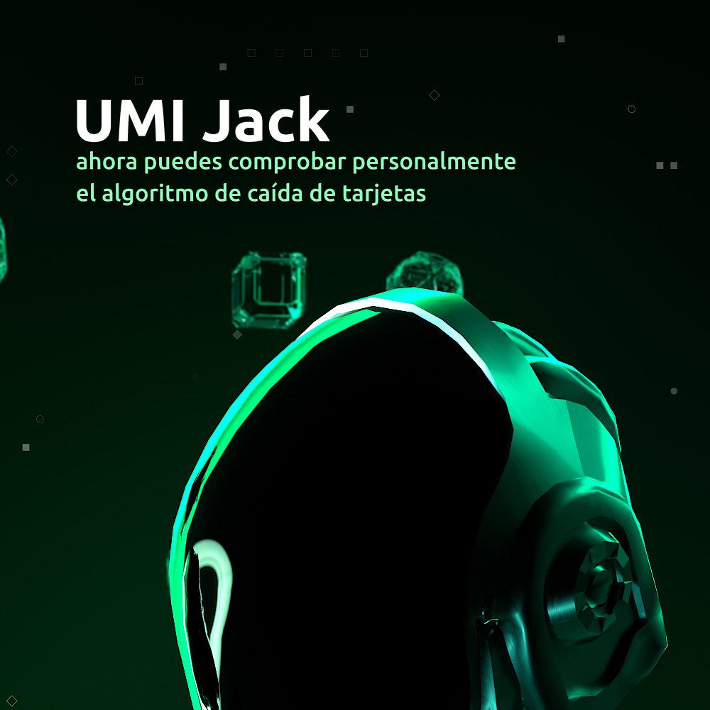 SpainUmi's tweet photo. Actualizamos UMI Jack:

✅ Añadimos la posibilidad de ver el algoritmo de generación de las cartas en función del hash de la transacción.
✅ Rediseñamos el algoritmo «listo para jugar».
✅ Mejoramos la función «Reproducir».
✅ Corregimos la visualización… https://t.co/5VGaAVXHVo https://t.co/A7rp1JxqUM