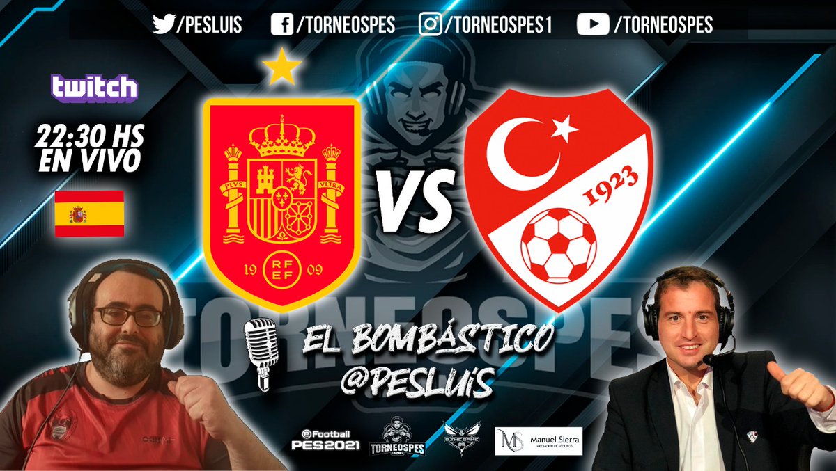 Está noche 22:30 CET jornada 4 del grupo a VS turquia actual campeona del torneo un auténtico partidazo vamos España a por los 6 puntos os esperamos a todos para apoyarnos por el chat aquí 👇👇
twitch.tv/torneospesgami…