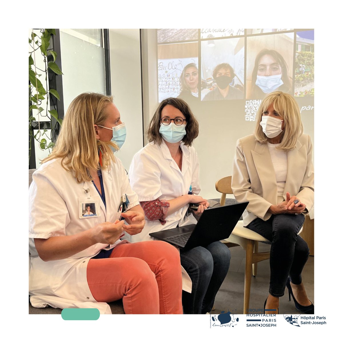 HParisStJoseph's tweet photo. Le Groupe Hospitalier remercie la @FondHopitaux et Brigitte Macron pour son soutien ayant permis la création et la pérennisation des deux Bulles du Personnel de l'@GHPSJ et de l' @HMLannelongue, espaces de #soins, et de #détente dédiés aux personnels.
#GHPSJ #Sante #BienEtre https://t.co/gDqcJ21hYU