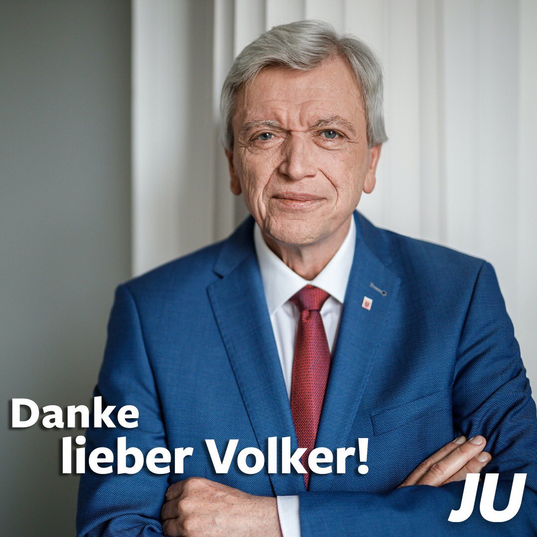 Glückwunsch an den neuen Ministerpräsidenten <a href="/Boris_Rhein/">Boris Rhein</a> wir freuen uns auf alles was kommt. Die JU steht bereit! Ein großer Dank an Volker #Bouffier für Deinen jahrzehntelang Einsatz für Hessen, Deutschland und die #CDU!