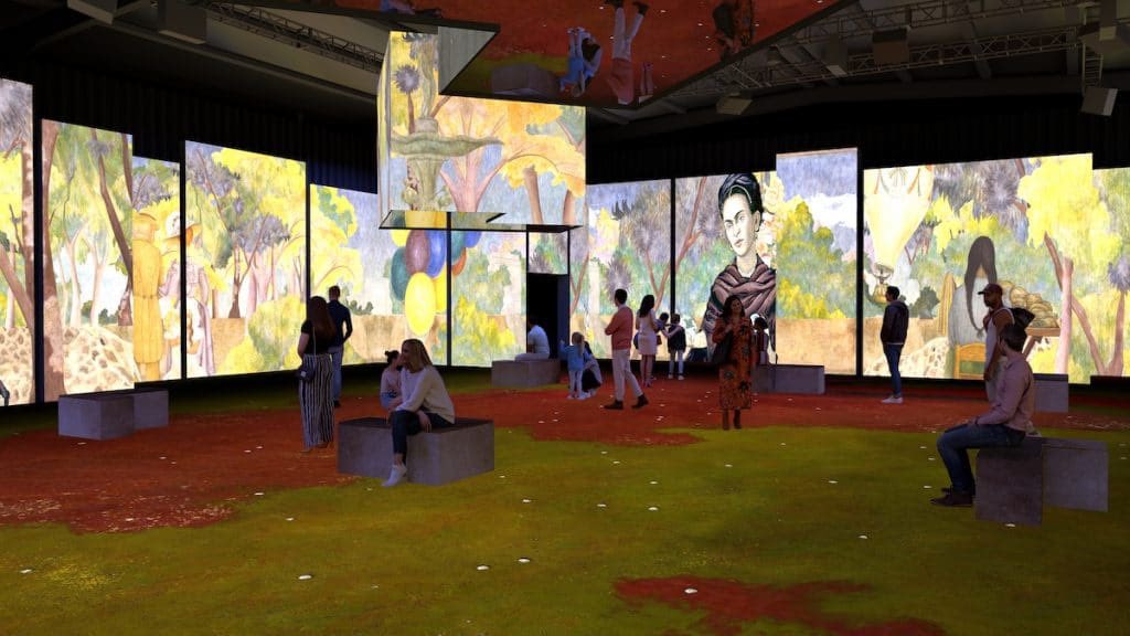 arttodaylondon's tweet photo. ‘Mexican Geniuses: A Frida and Diego Immersive Experience’ #exhibition on now! #London #DockX #gallery Tickets £11.50 https://t.co/fMUU3xaHBr